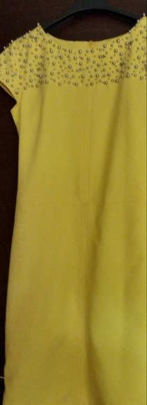 Sheath dress with rhinestone,  embellished top. - Picture 4 of 5